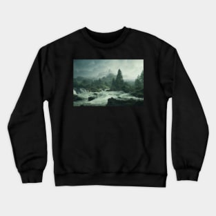 Flash Flood in a Forest Crewneck Sweatshirt